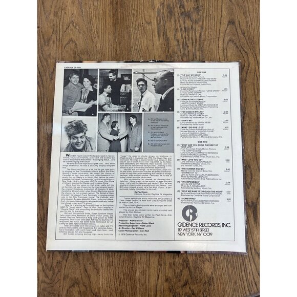 Bill Hayes From Me To You With Love" Vinyl Record " CR 1001B Album - Picture 5 of 5